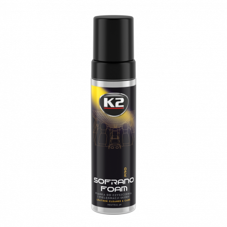 K2 SOFRANO FOAM - Espuma limpeza couro natural 200ml