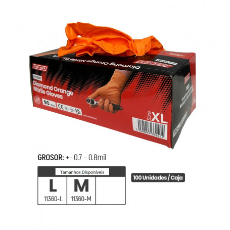 Caixa Luvas Diamantadas (100 un)