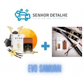Kit aromatizador + Perfume auto k2 EVOS SAMURAI (50ML)